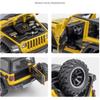 1/32 Scale Jeep Wrangler Rubicon Alloy Model Car Metal Diecast Collection Vehicle Simulation Sound & Light Toy for Kids Christmas Gift