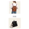 Versatile Leather Women's Bag Oil Wax Cowhide Women's Backpack Backpack