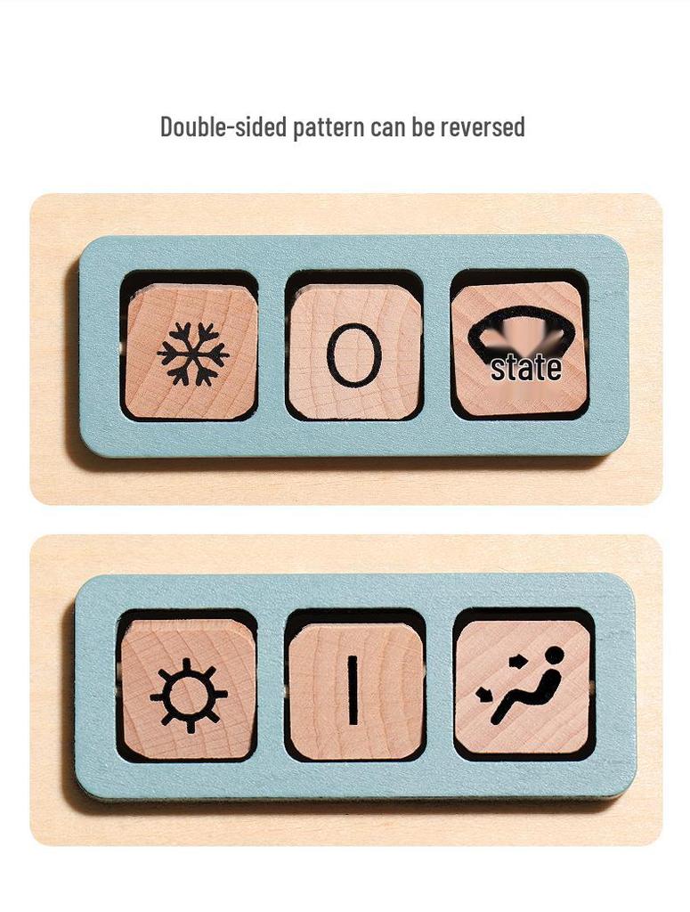 Montessori Educational Steering Wheel Busy Board: Children's Driving Role Play Toy