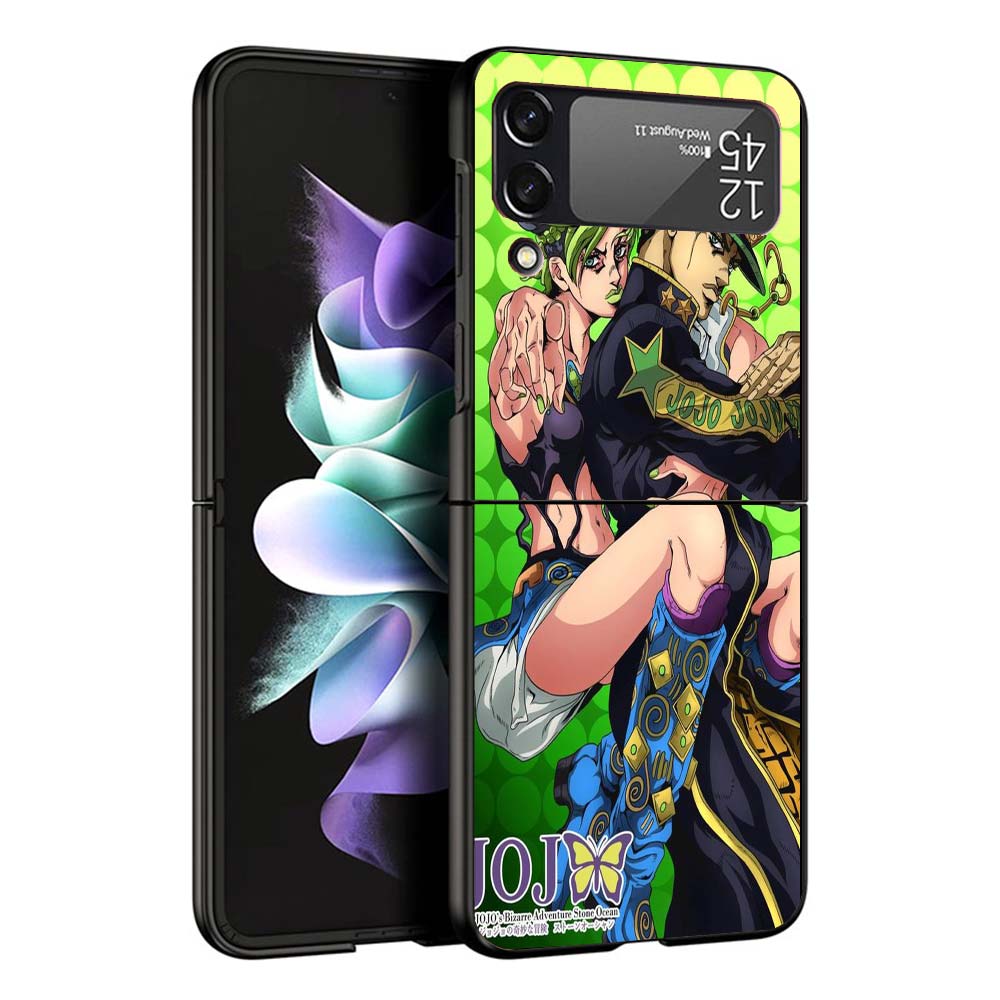 JoJo Bizarre Adventure Phone Case For Samsung Galaxy Z Flip7 Flip6 5G Flip5 Flip4 Flip3 ZFlip 7 6 3 4 5 Shockproof Back Cover Ga