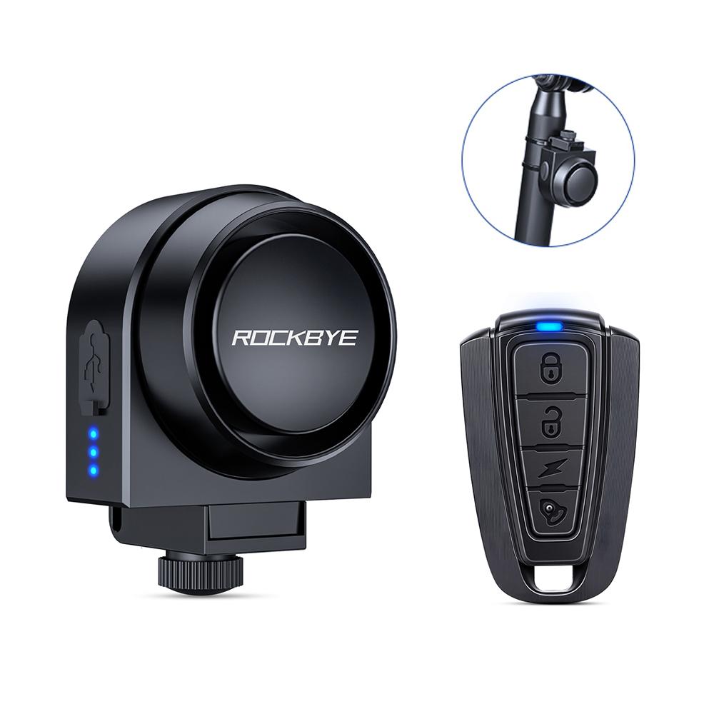 115dB Loud Bike Anti Theft Alarm Wireless Rechargeable Waterproof Bicycle Alarm Security Alarm for E-Bike Motorcycle Scooter 3