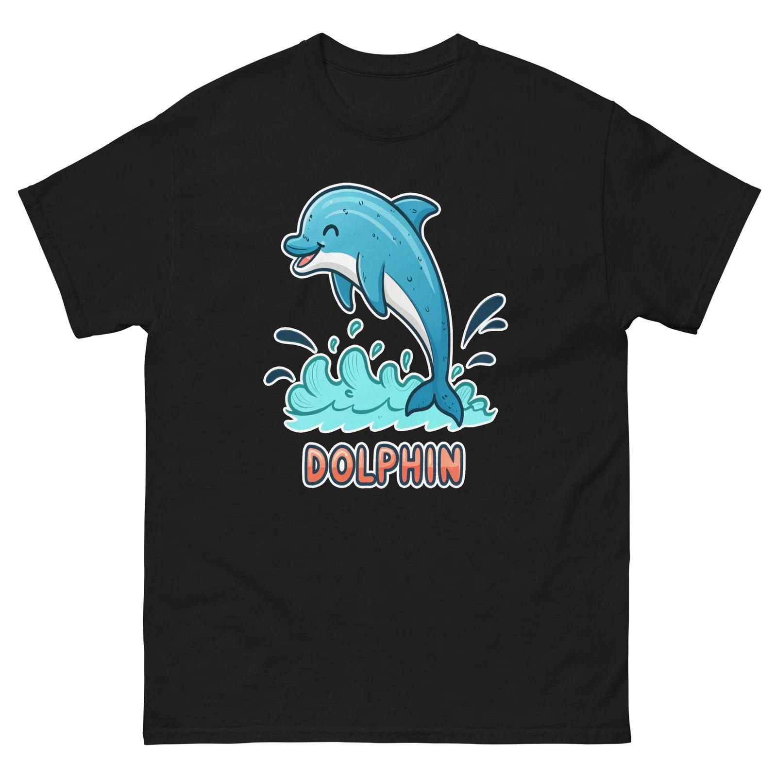 Dolphin Ocean Beach Water Marine T-Shirt S