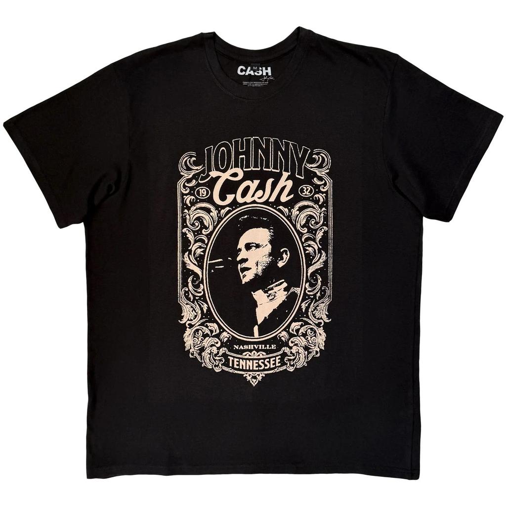 Johnny Cash Premium Carbon TShirt Nashville Black OFFICIAL NEW
