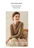 Women's Pure Cashmere Round Neck Knitwear - Warm, Casual, Urban Style for Autumn/Winter