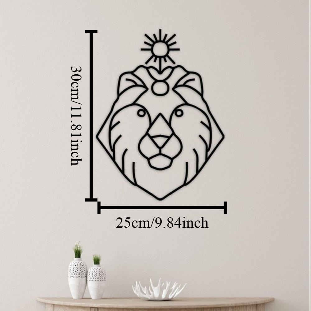 Leo Zodiac Sign Metal Wall Art Constellation Home Decor