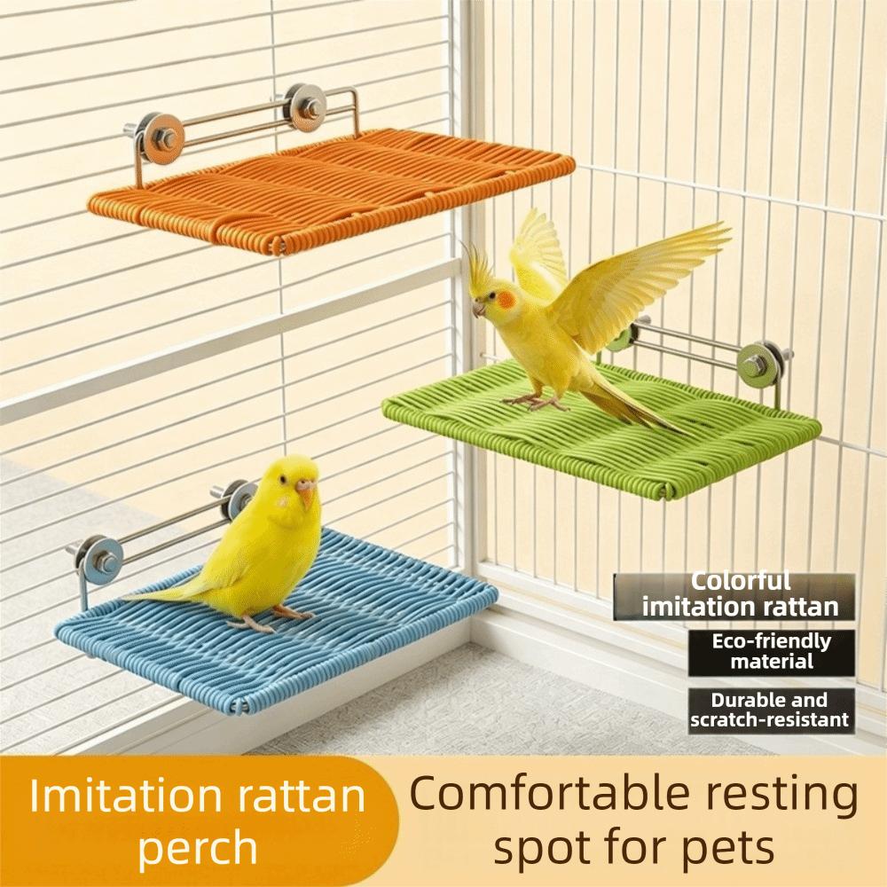 Wear Resistant Jumping Platform Bite Resistant Parrot Cage Stand Bird Resting Platform  Training