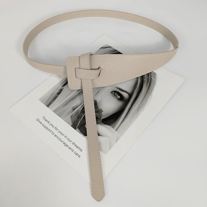 1PC Designer Belts For Women High Quality Knot Soft Pu Leather Long Waistband Female Waist Wide Coat Corset Belt Cummerbunds