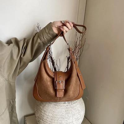 Large Matte Bag for Women New Autumn and Winter Versatile Casual Crossbody Bag Large Capacity of Displacement Bag