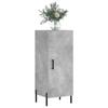 VidaXL Buffet Gris béton 34,5x34x90 cm Bois d'ingénierie 828552