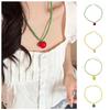 Fresh Fruit Fruits Pendant Necklace Dopamine Colored Jewelry Accessories Party Choker  Women Girls