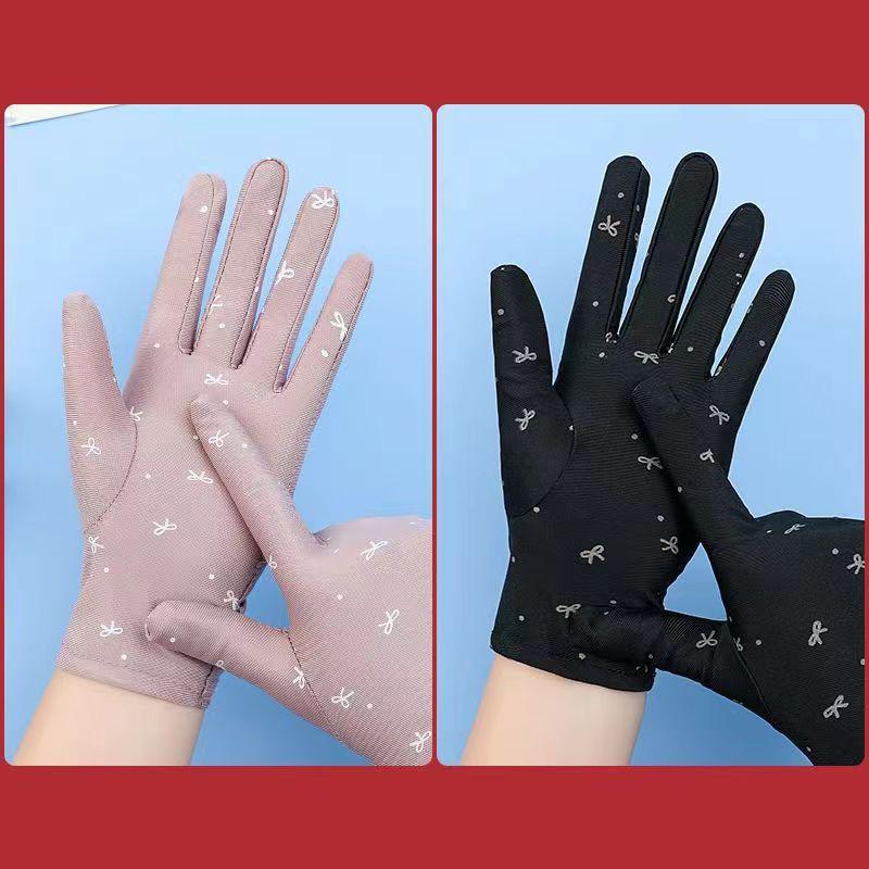 Damen Fahrhandschuhe Sonnenschutzhandschuhe Damen Sommer Atmungsaktive Elastische Sonnenschutzhandschuhe für Dame Mädchen