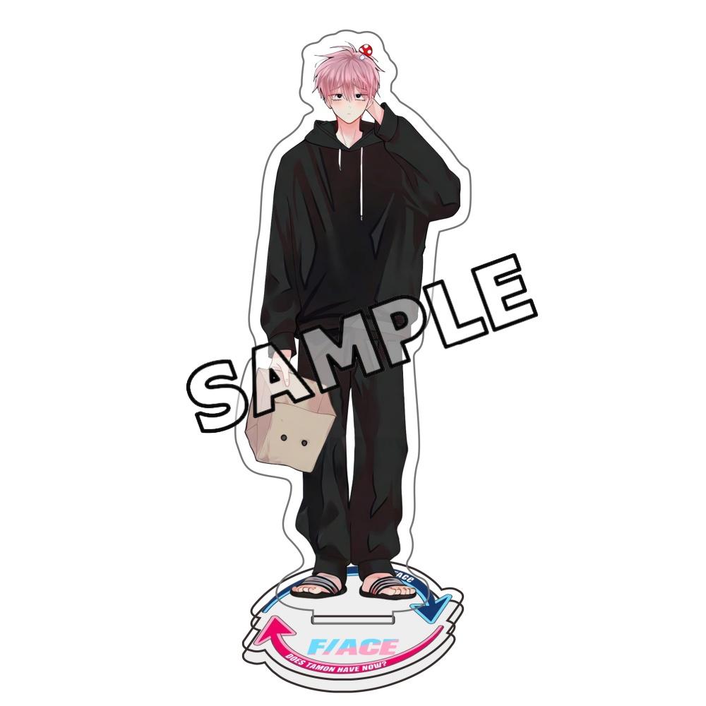 Anime Tamon's B-Side Acrylic Standee Keychain Pendant Car Keychain F/ACE Tamon Transparent Desk Decor Bag Charm Gift for Fans