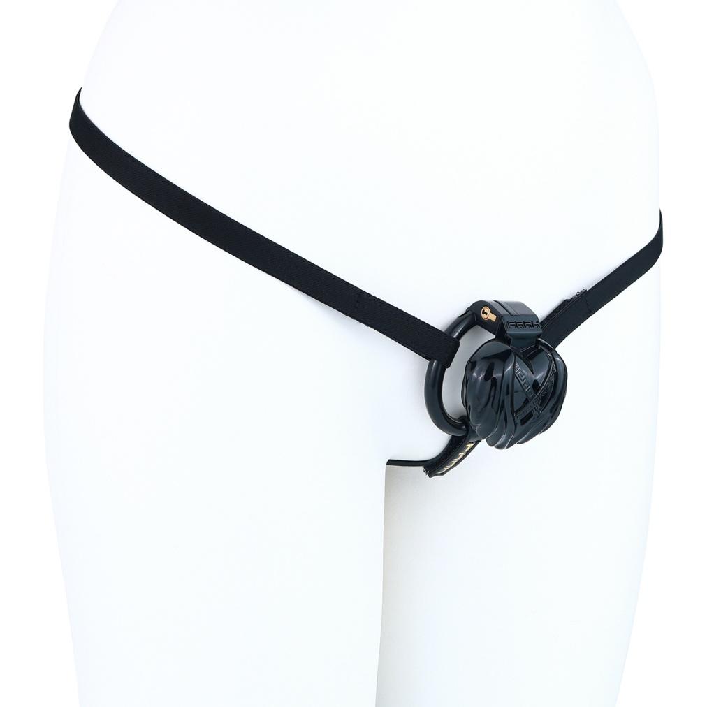 FRRK Seal Design Chastity Cage Small Cock Cage Male Chastity Device Resin Penis Lock Black Chastity Cage for Men Fetish Sex Toys