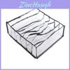Underwear Drawer Organizer With Multicompartment Nylon Storage For Bedroom Use