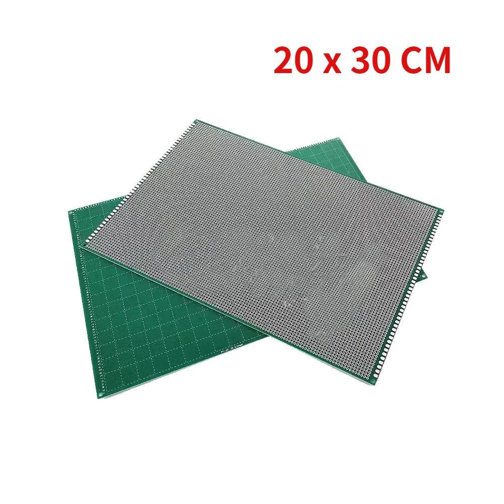 1 PC Universal Single-Sided PCB Board 7x9cm 15*20CM 10*22CM 20*30CM PCB Experiment Breadboard Green Prototype Circuit Boards