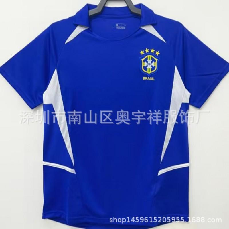 Vintage Brazil National Team Soccer Jersey Ronaldo 9 Classic Retro Football Shirt Short Sleeve Unisex