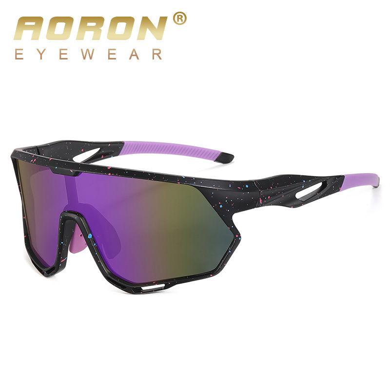 AORON Big Frame Cycling Sunglasses Outdoor Fashion Sport Driving Skiing Glasses for Men Women Photochromic Polarized Sunglasses