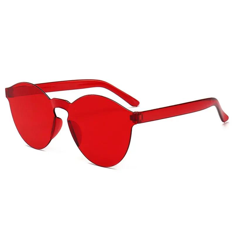 Women Luxury Vintage Sunglasses Clear Color Candy Design Sun Glasses Fashion Eyewear Trendy Accessories