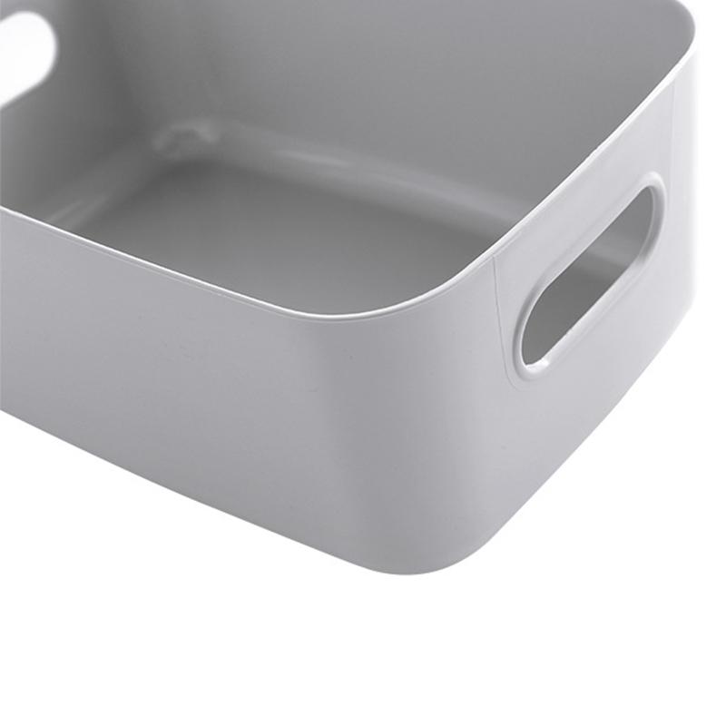 Storage Organizer Box Desktop Cosmetics Storage Sundries Organizer Storage Basket Plastic Snacks Home Kitchen Storage Box