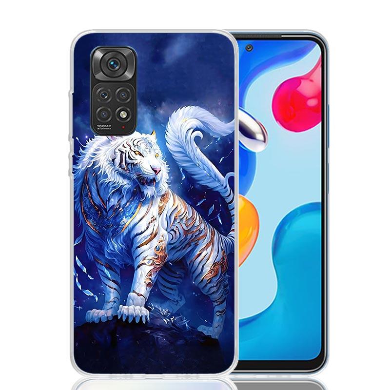 

Ferocious Tiger Animal Case Phone Cover for Xiaomi Redmi Note 14 13 12S 12 11S 11 11T 11E 10S 10 Pro Plus 5G Trend Fundas Note 1 Redmi Note 12S