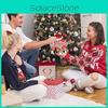 Party Holiday Gift Box With Red Gradient Finish For Christmas Special Occasions