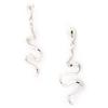 Les Trésors De Lily [K7184] - Silver 'Tentation' Silver Earrings (rhodium-plated) - 46x10 Mm