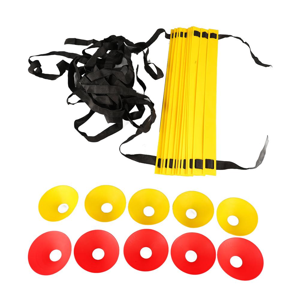 Speed Agility Train Kit Agility Football Ladder Soccer Cones Training Equipment with Bag