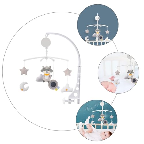 Baby Crib Mobile - Portable Hanging Toys with Animal Figures for Newborns, Nursery, Stroller, Bedroom & Outdoor