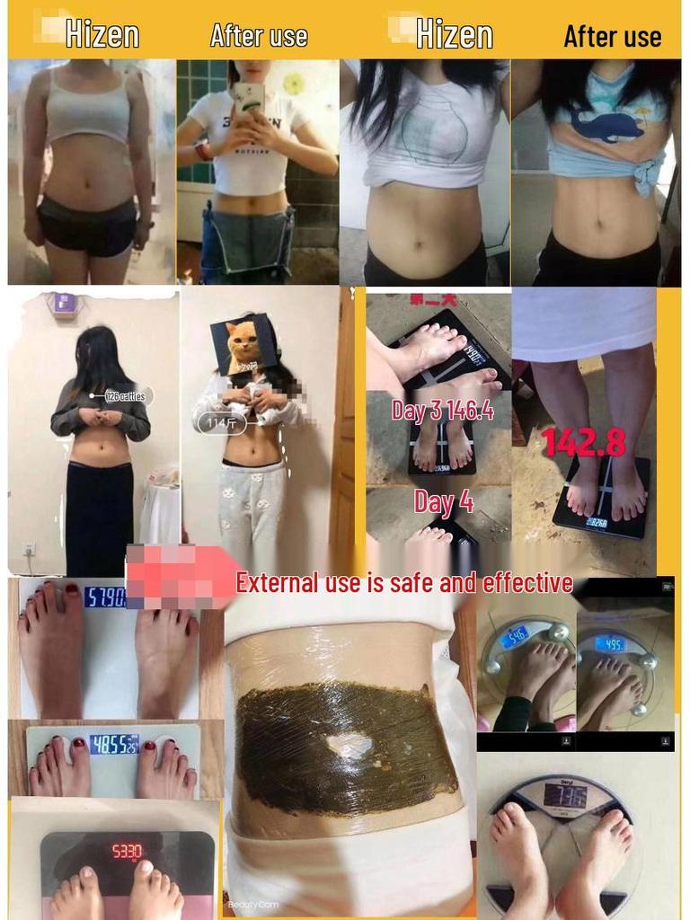 Ancient Formula Weight Loss Set: Herbal Powder & Hot Compress Body Mask