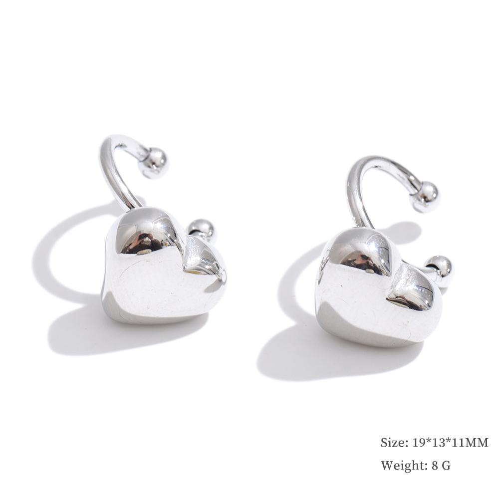 Yhpup Stainless Steel Adjustable Ear Bone Clip Earrings Arrivals Platinum Plated Popular Charming Chic Accessories Wholesale