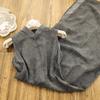 Pretty Niang Fish Grey Retro New Chinese Improved Sleeveless Cheongsam Women's 1011 Spring New Daily Wear Old Shanghai