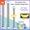 304 Stainless Steel Basin&Toilet Water Weaved 1/2"plumbing Hose,bathroom Heater Connect Corrugated Pipes with Wrench  Pipe