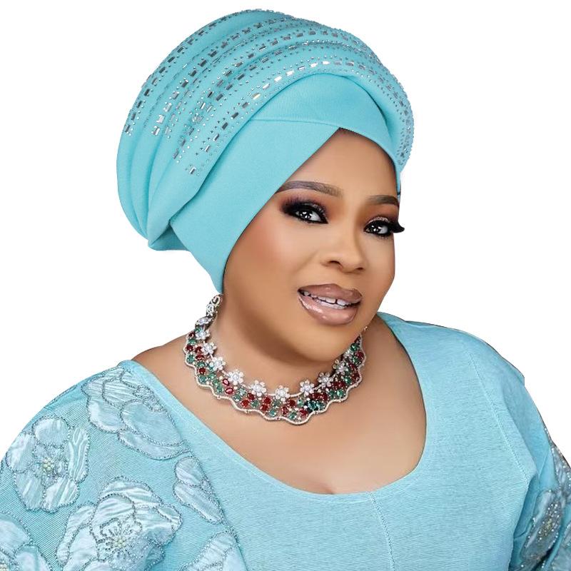 Handmade Diamonds Women's Turban Cap