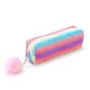 Demon Hunter Squad Rainbow Glitter Pencil Case - Shiny Student Stationery Organizer
