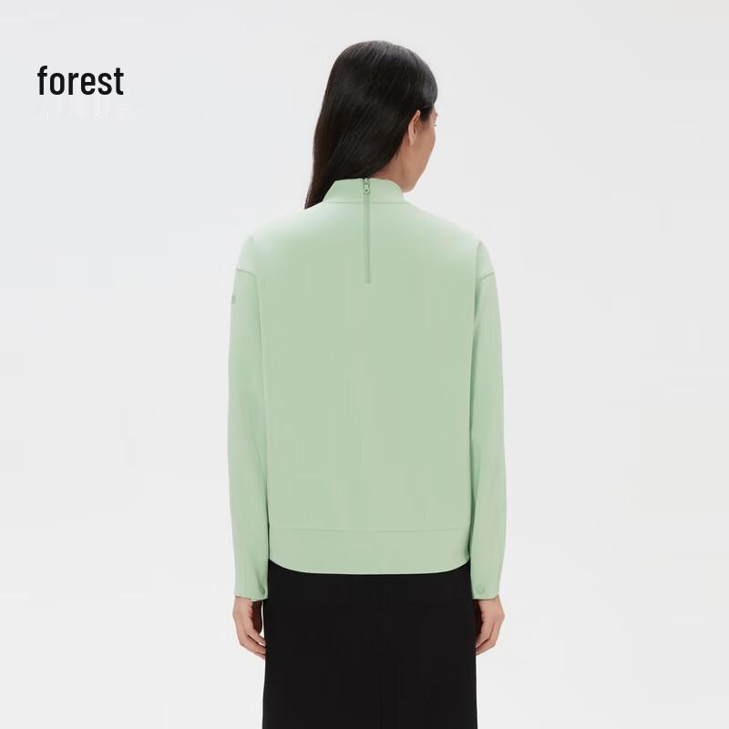 KOLON SPORT Women's Antibacterial Mock Neck Sweatshirt