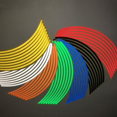 Wheel Sticker Reflective Rim Stripe Tape Bike Motorcycle Stickers