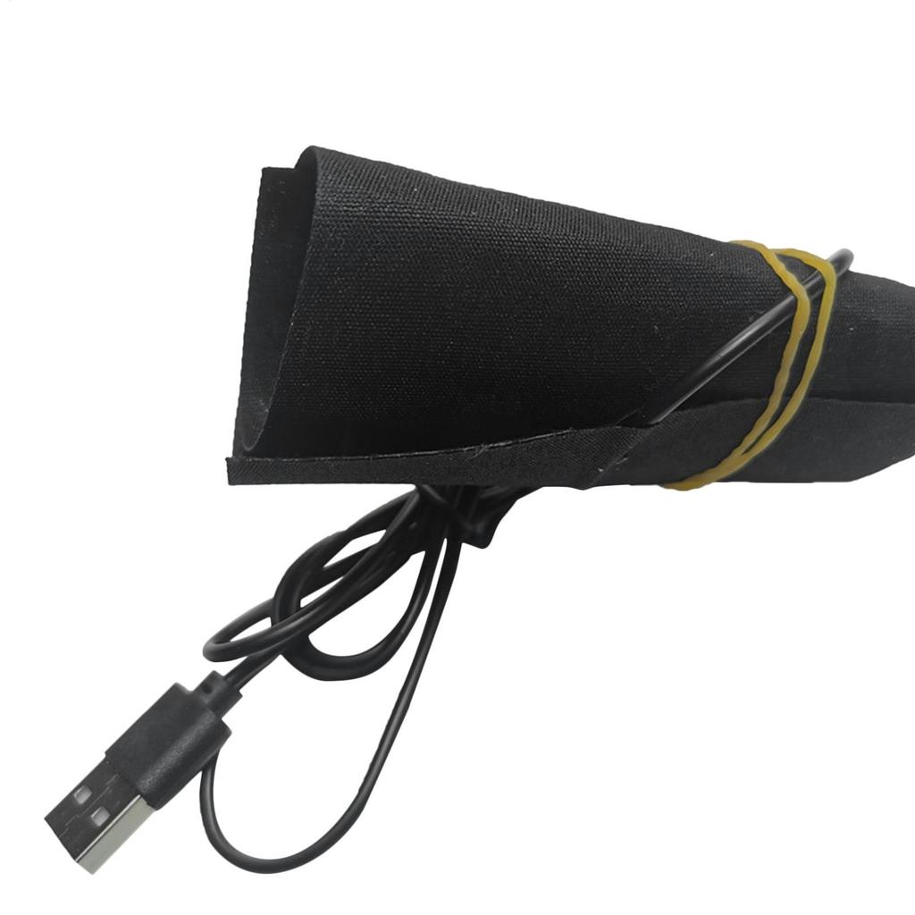 Electric USB Gloves Heater Carbon Fiber Cloth Heated Gloves Pad Winter Electric Heating Sheet Hand Warmer