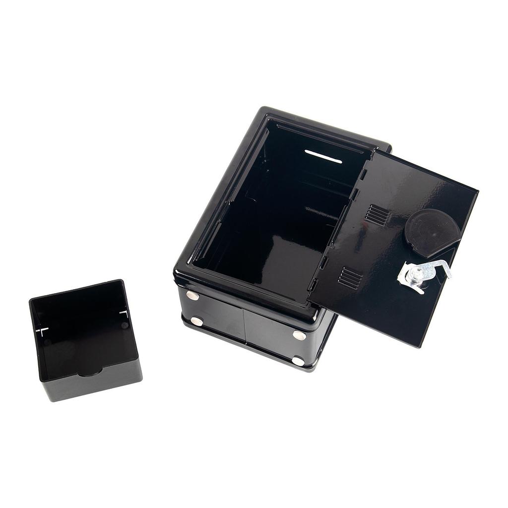 Kilitlenebilir Mini Güvenli Kumbara: Çocuklar İçin Yaratıcı Metal Kumbarası