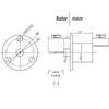 12.5mm Cap Type Multi-Way Rotating Slip Ring (1A/2A) 