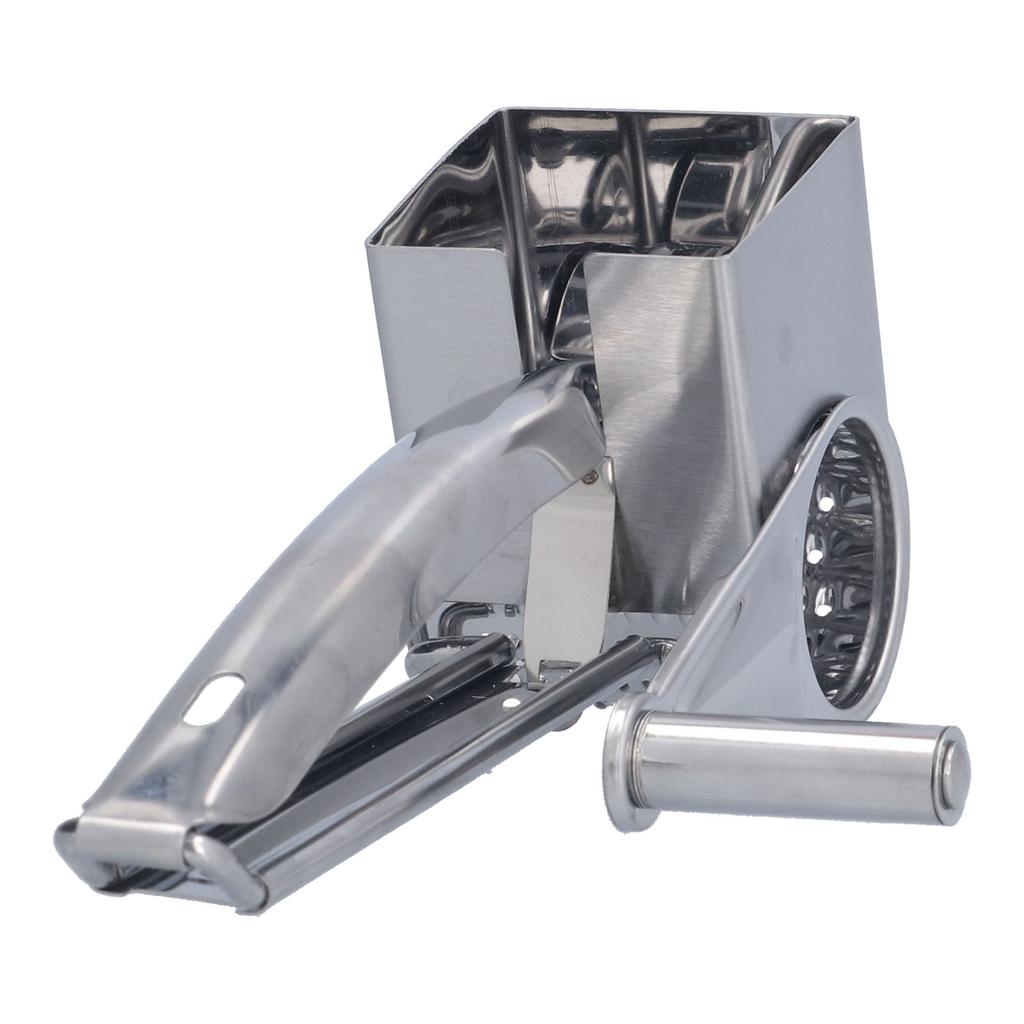 Cheese Grater Handhold Rotarting Stainless Steel Cheese Shredder for Household Chicken Cheese