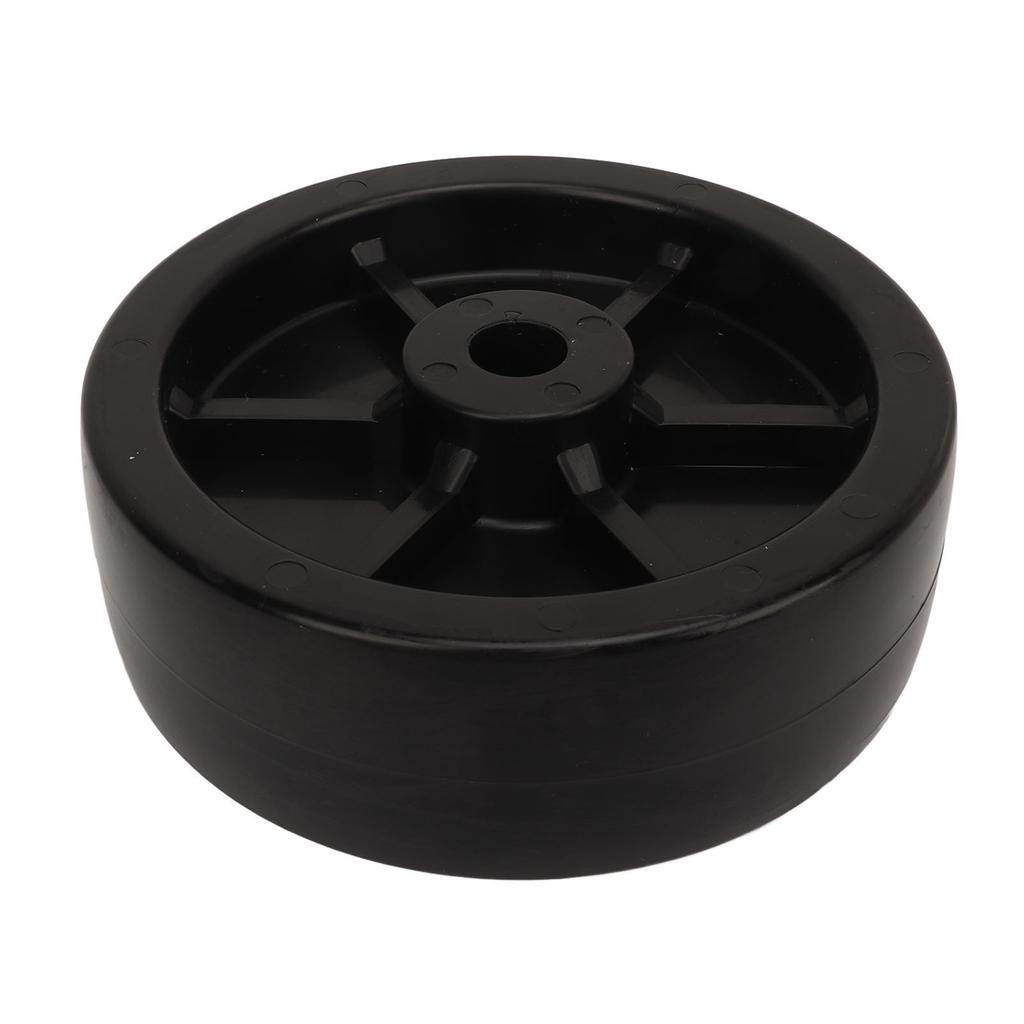 Roue de remorque 6 pouces Capacité de charge 1200 lbs Roues pivotantes stables pour cric de remorque Tondeuses Chariots utilitaires Nylon