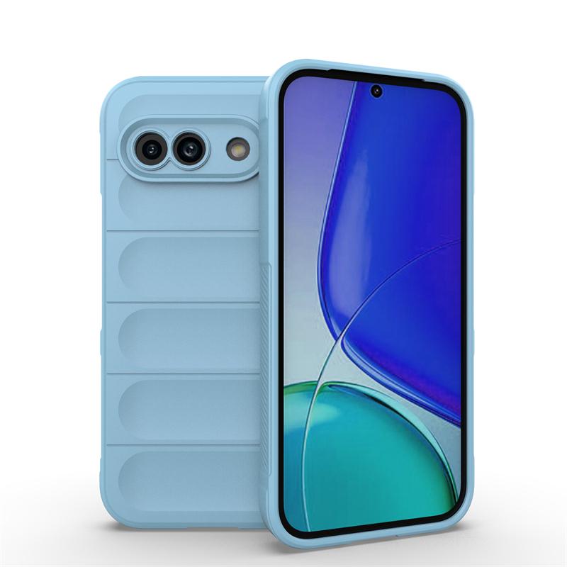 For Google Pixel 9A Case Silicone Liquid Cover Pixel 9A Cover Shockproof Rubber TPU Phone Protector Google Pixel 9A Case