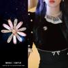 New Alloy Brooch High-end Niche Women's Peony High-end Pin Coat Suit High-end Versatile Brooch