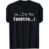 European Sizes No I'm the Favorite Second Kid 2nd Child T-Shirt Men's Round Neck Short Sleeves T-shirt  Weekend Outfit