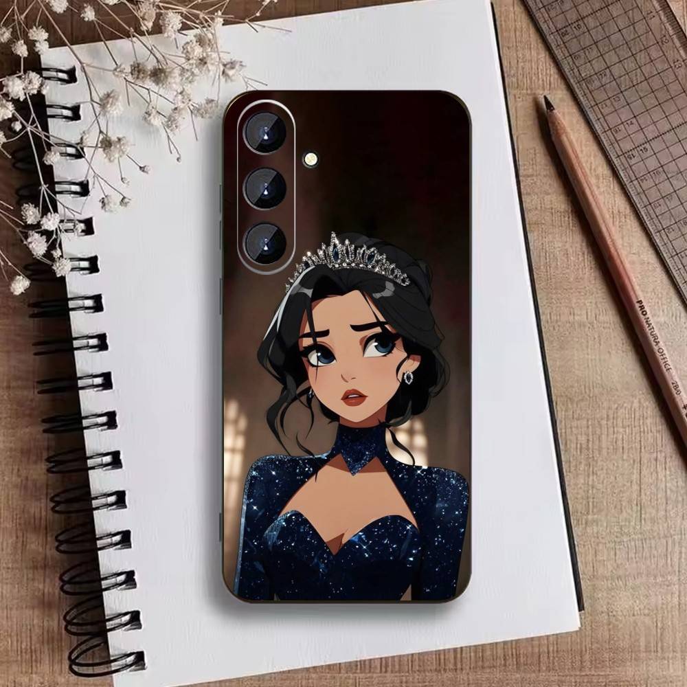 P-Rapunzel Princess Phone Case For Samsung Galaxy A73,A72,A71,A70,A52,A51 Others Soft Black Cover