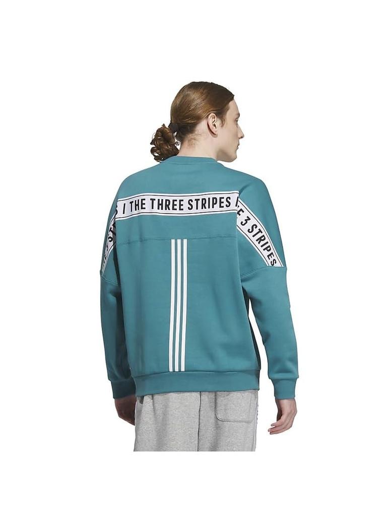 adidas M WORD Arctic Fusion Crew Size M Fleece-Lined Sweatshirt,