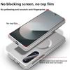 Ultra Thin Matte Metallic Paint Magsafe Phone Case for Samsung Galaxy Z Fold 7 6 5 4 Magnetic Wireless Charge Shockproof Cover