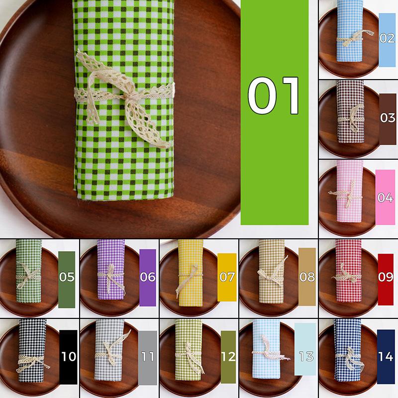 100*160cm Printed Grid Plaid Cotton Fabric For Handmade Baby Clothes Patchwork Quilting Fabric Diy Upholstery Curtain Tablecloth