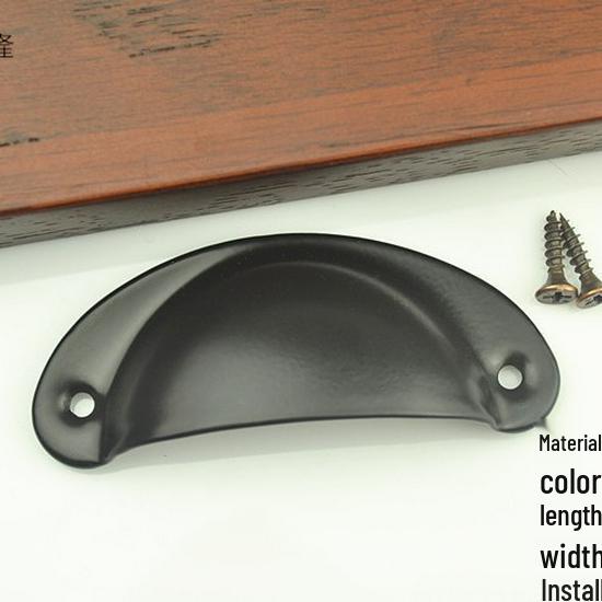 Vintage Seashell Drawer Handle for Chinese & European Cabinets
