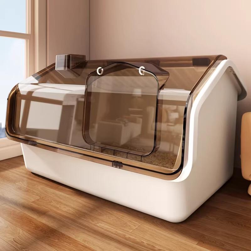 Extra Large Enclosed Lift-Top Cat Litter Box
